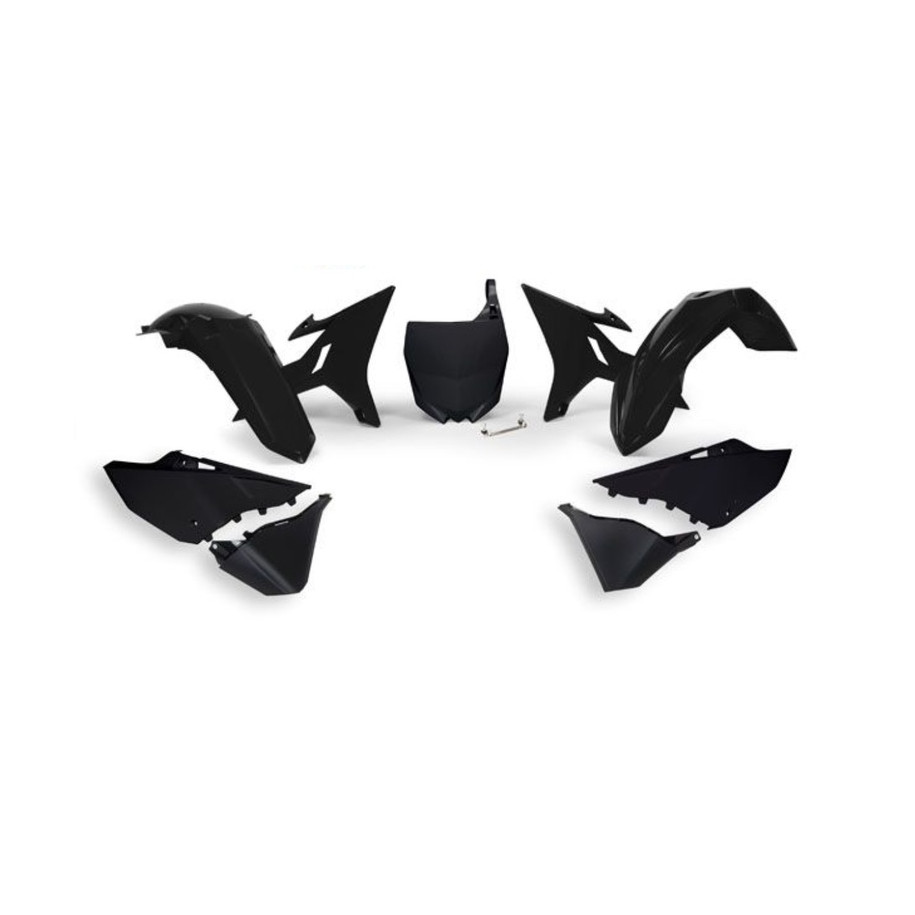 Kit plastiques de rechange RACETECH Revolution noir Yamaha YZ125/250