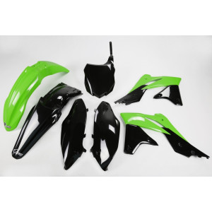 Kit plastique UFO couleur origine (2013) vert/noir Kawasaki KX250F