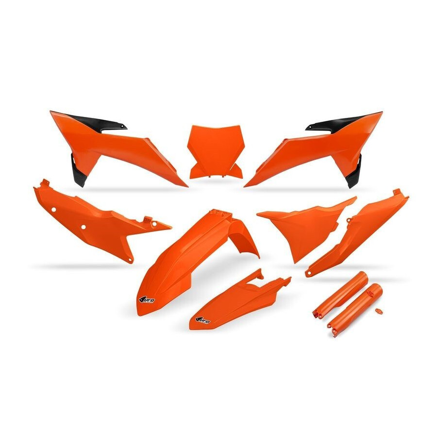 Kit plastiques complet avec protections de fourche UFO - couleur OEM