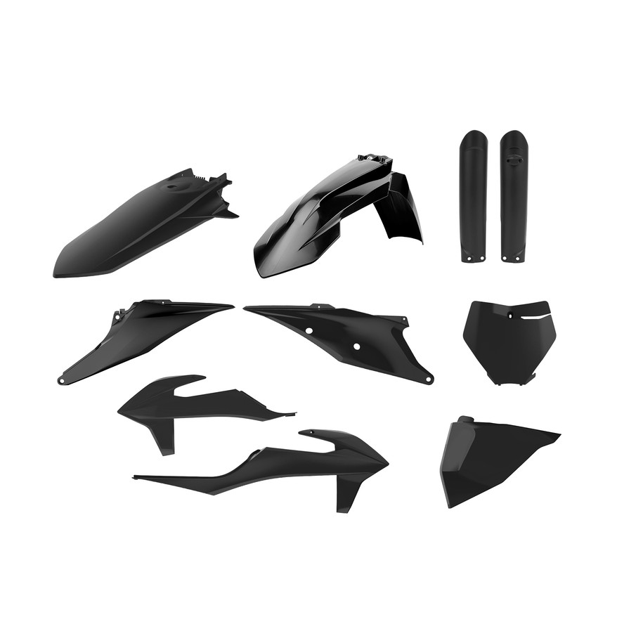 Kit plastique POLISPORT noir - KTM SX/SX-F