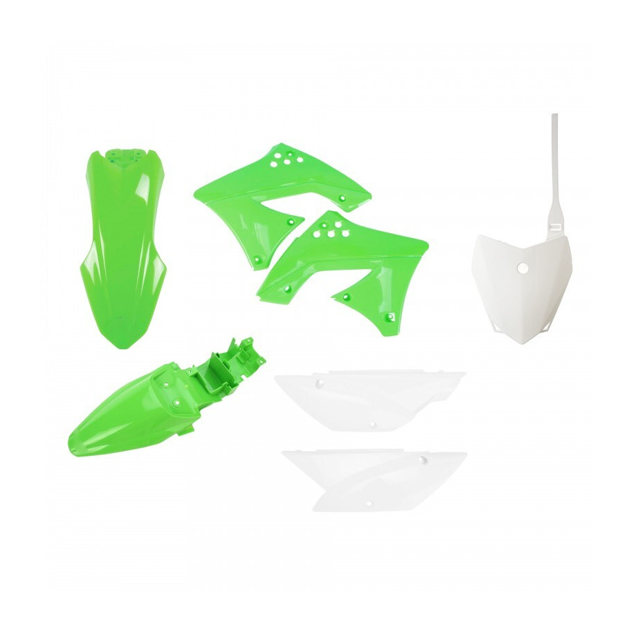 Kit plastique POLISPORT origine (10-23) - Kawasaki KLX 110