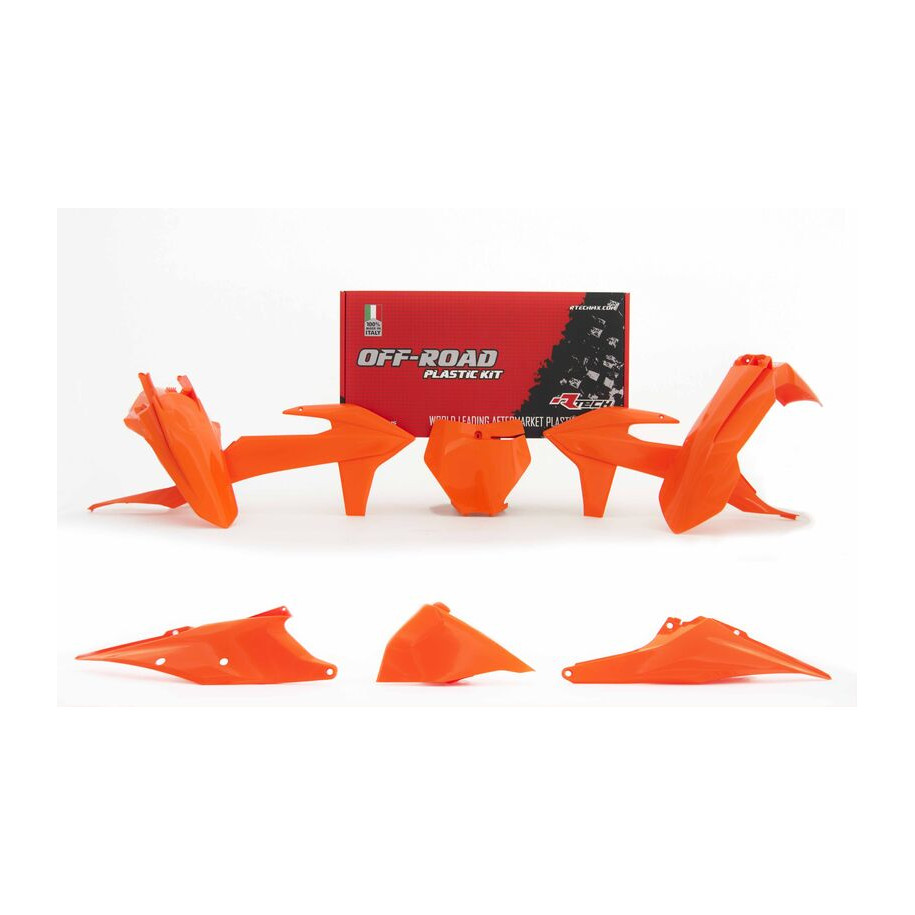 Kit plastiques RACETECH orange - KTM
