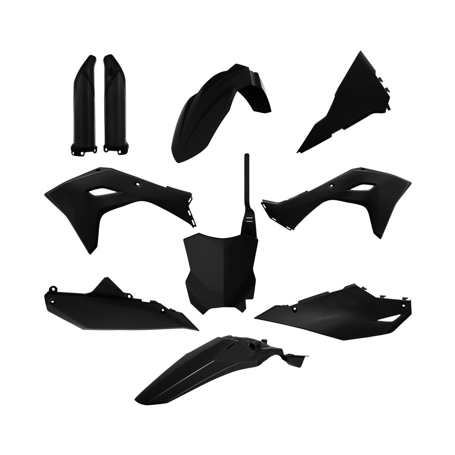 Kit plastiques POLISPORT avec protections de fourche