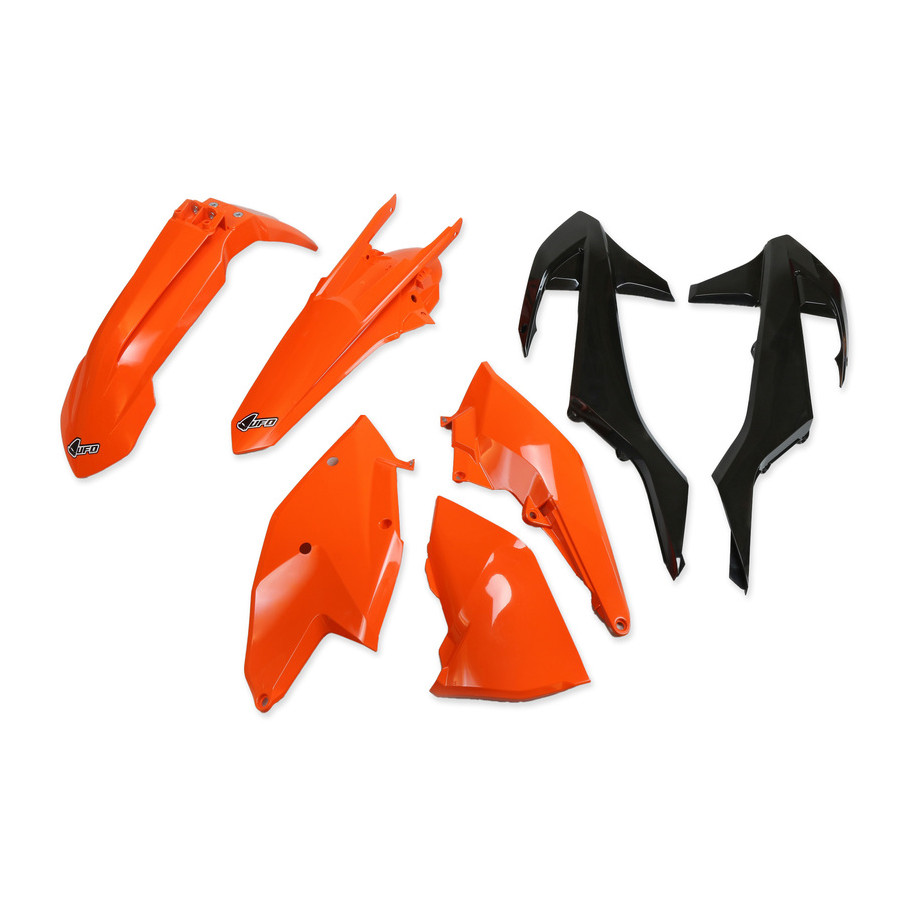 Kit plastique UFO origine (2017) orange/noir/blanc KTM