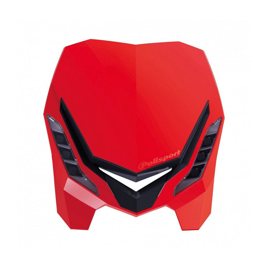 Plaque phare POLISPORT E-Blaze rouge