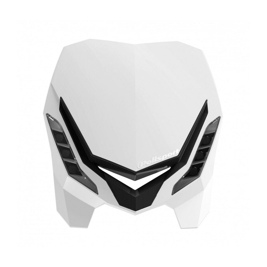 Plaque phare POLISPORT E-Blaze blanc