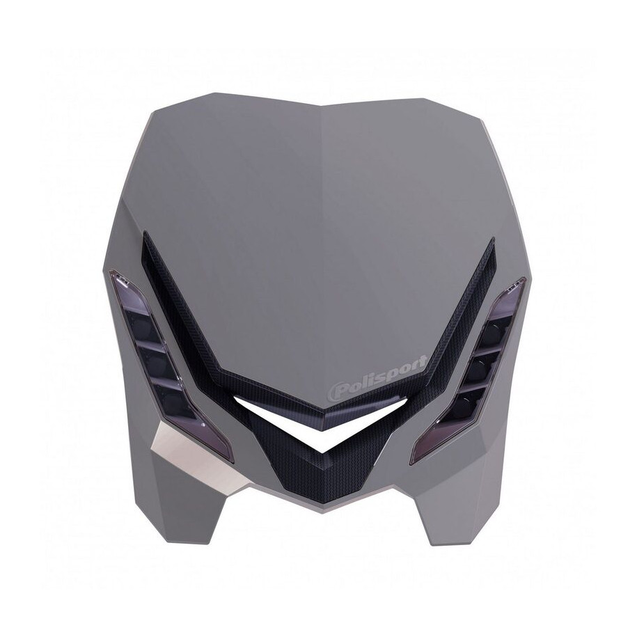 Plaque phare POLISPORT E-Blaze gris