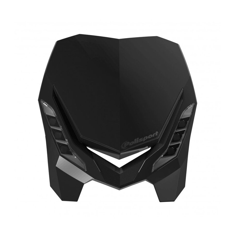 Plaque phare POLISPORT E-Blaze noir