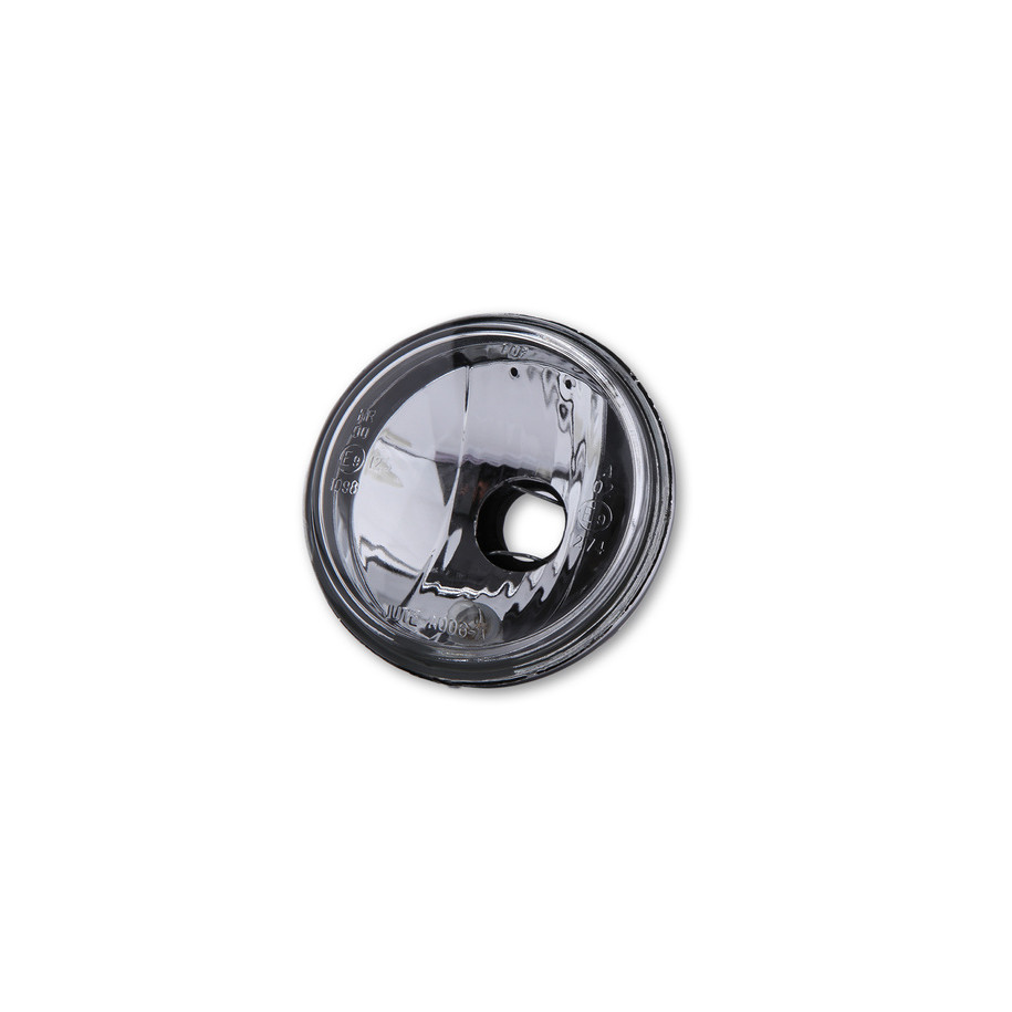 Insert de phare SHIN YO, 90mm pour ampoule H 4, verre clair, feu de route marqué E.