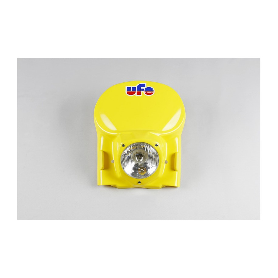 Plaque phare universelle UFO vintage jaune 1978-1990