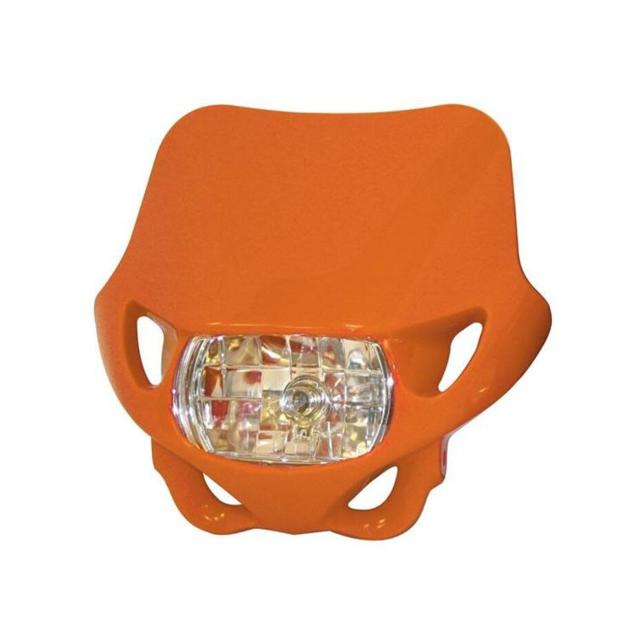 Plaque phare BIHR Enduro orange 12V/35W