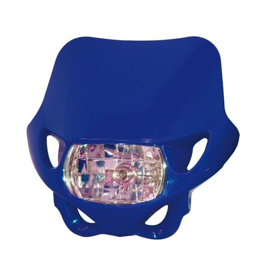 Plaque phare BIHR Enduro bleu 12V/35W