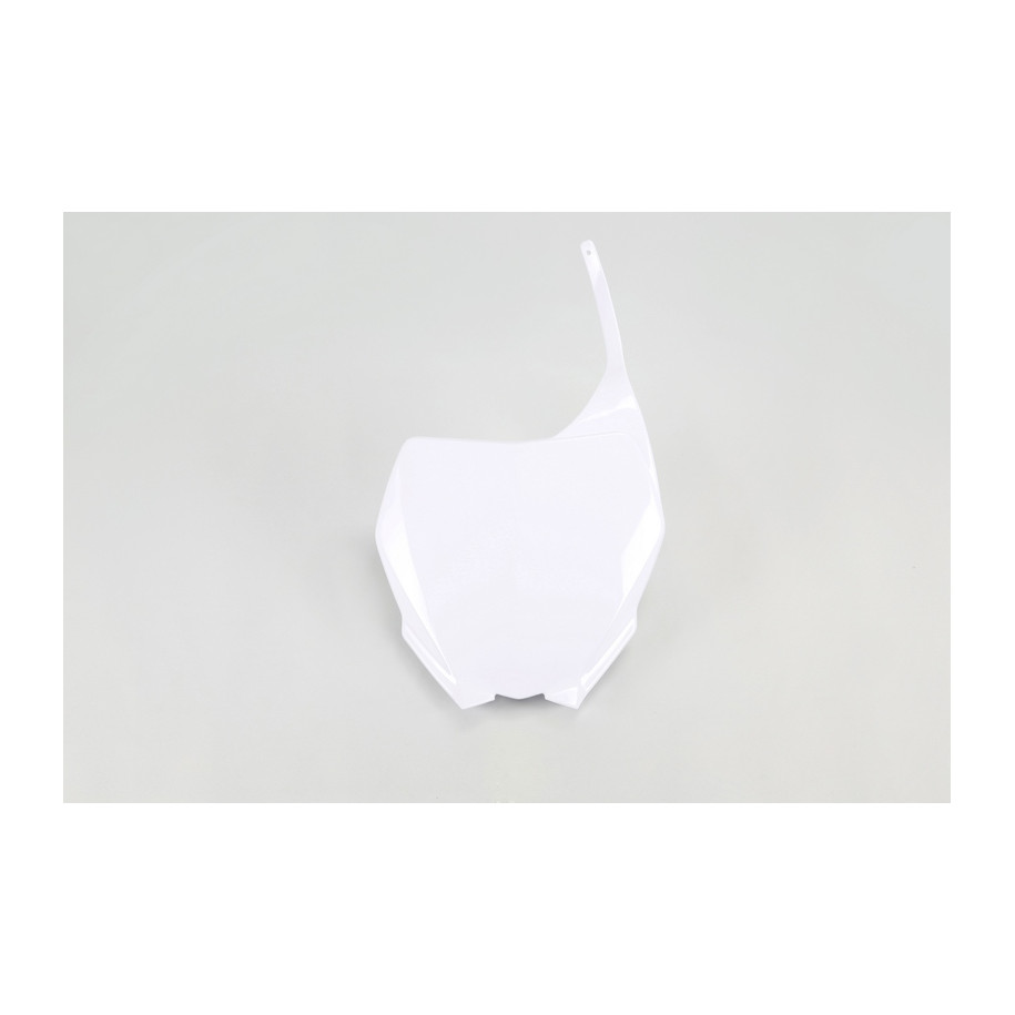 Plaque numéro frontale UFO blanc Yamaha