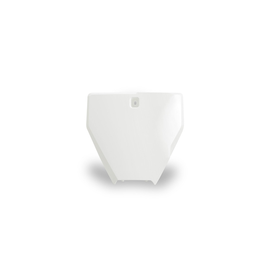 Plaque numéro frontale UFO blanc Husqvarna FC