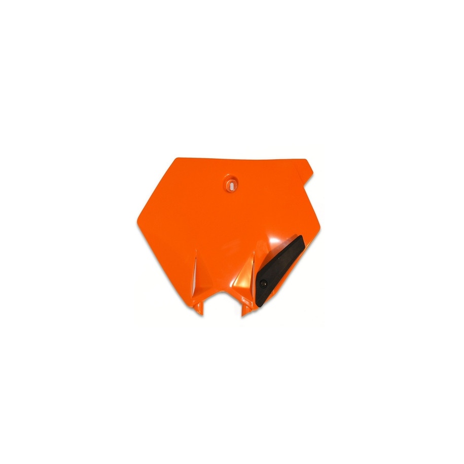 Plaque numéro frontale UFO orange KTM SX85