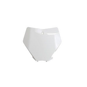 Plaque numéro frontale UFO blanc KTM SX/SX-F
