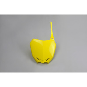 Plaque numéro frontale UFO jaune Suzuki RM-Z250/450