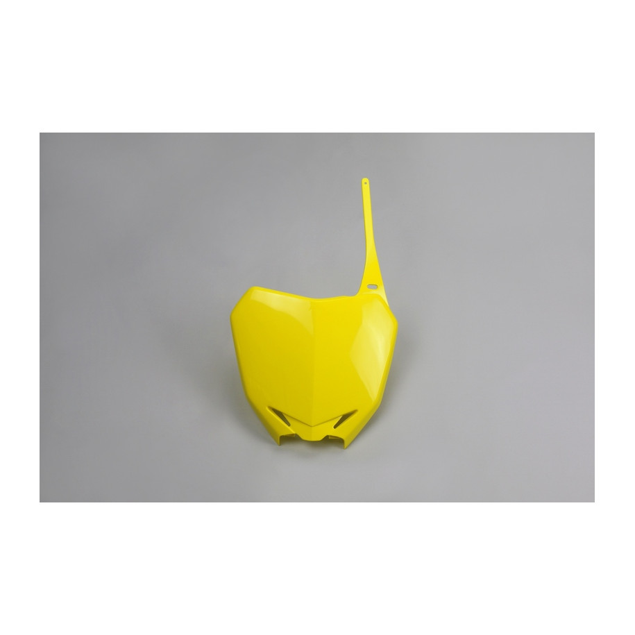 Plaque numéro frontale UFO jaune Suzuki RM-Z250/450