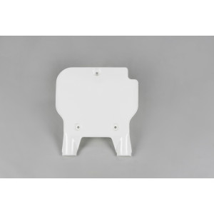Plaque numéro frontale UFO blanc Kawasaki KX80