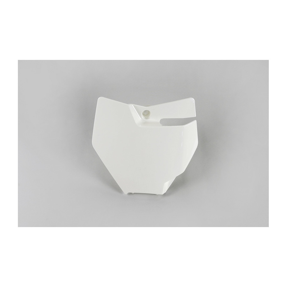 Plaque numéro frontale UFO blanc KTM SX85