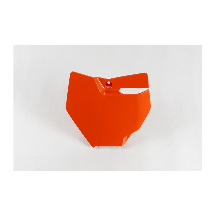 Plaque numéro frontale UFO orange KTM SX85