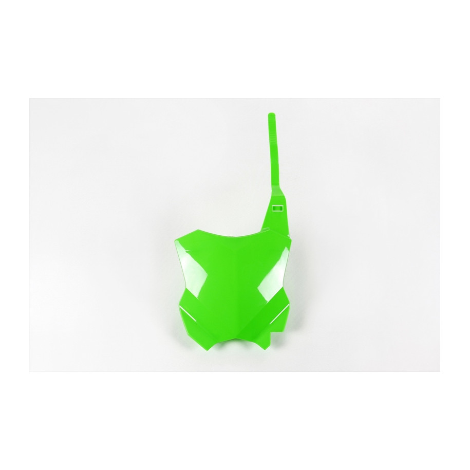 Plaque numéro frontale UFO vert fluo Kawasaki KX450F
