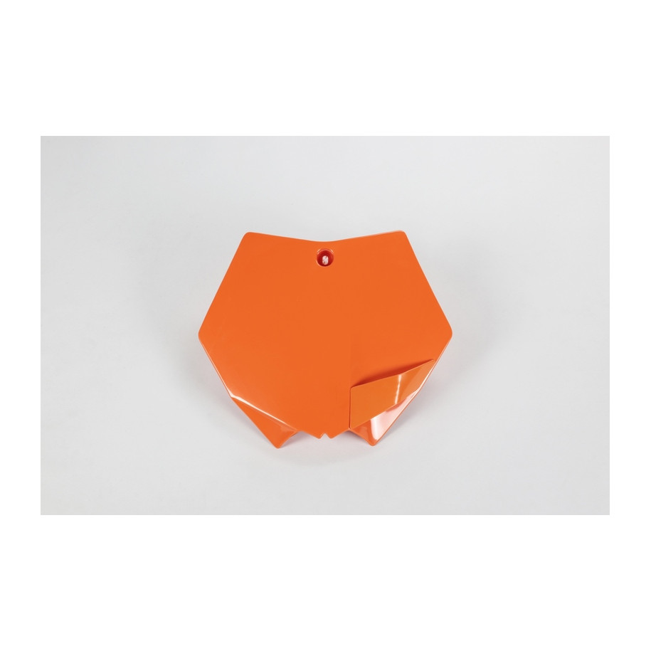 Plaque numéro frontale UFO orange KTM