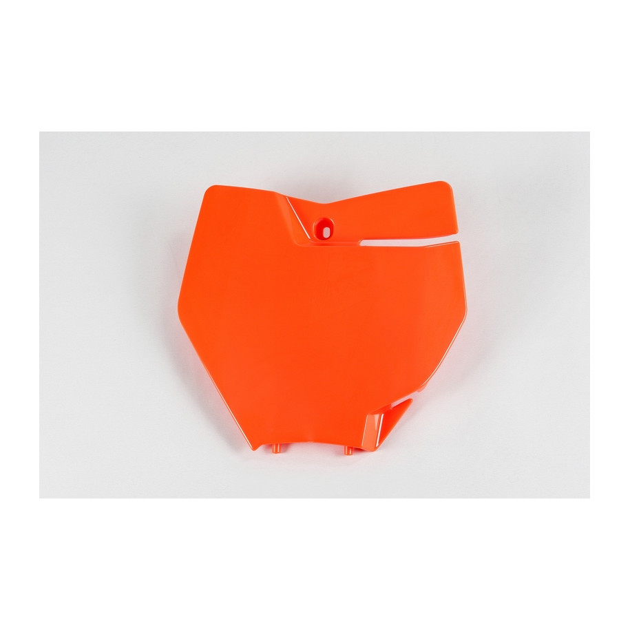 Plaque numéro frontale UFO orange fluo KTM SX/SX-F