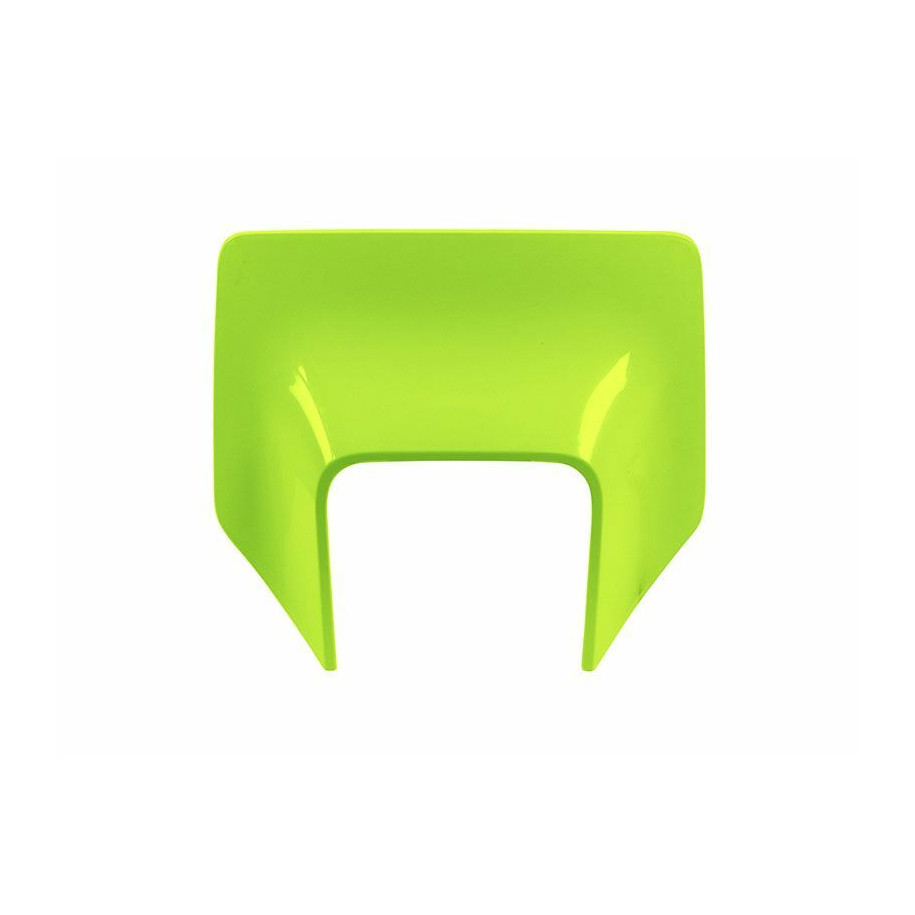 Plaque numéro frontale RACETECH jaune fluo Husqvarna TE/FE