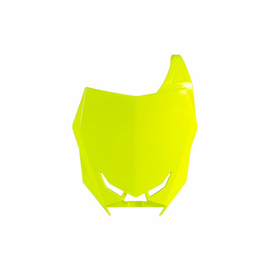 Plaque numéro frontale RACETECH jaune fluo Suzuki RM-Z450
