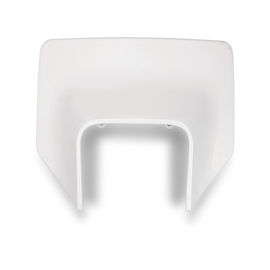 Plaque numéro frontale UFO Husqvarna blanc