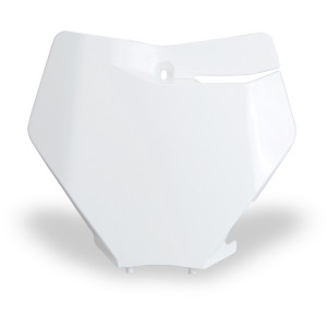 Plaque numéro frontale UFO blanc KTM SX/SX-F