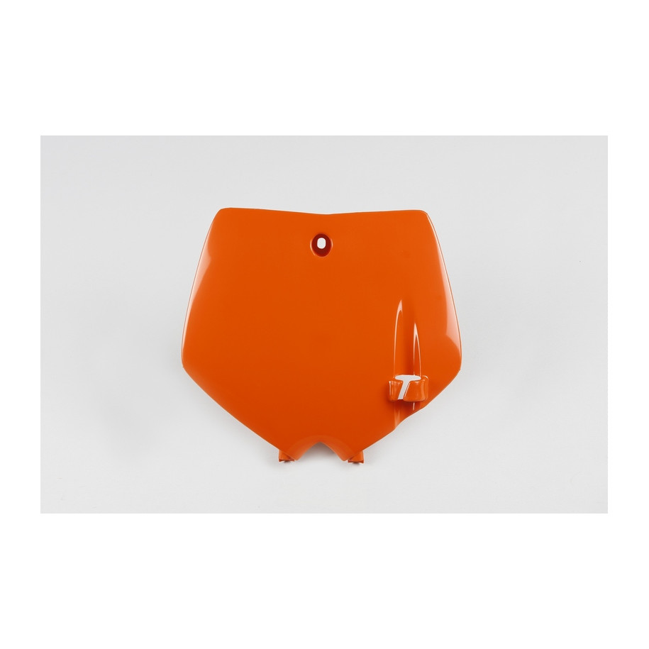 Plaque numéro frontale UFO orange KTM SX65