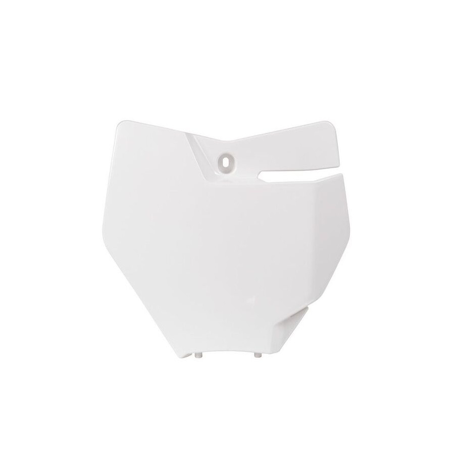 Plaque numéro frontale RACETECH blanc KTM