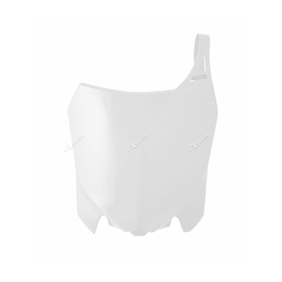 Plaque numéro frontale RACETECH blanc Honda CRF250R/450R