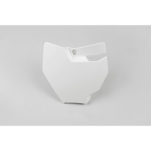 Plaque numéro frontale UFO blanc KTM SX65