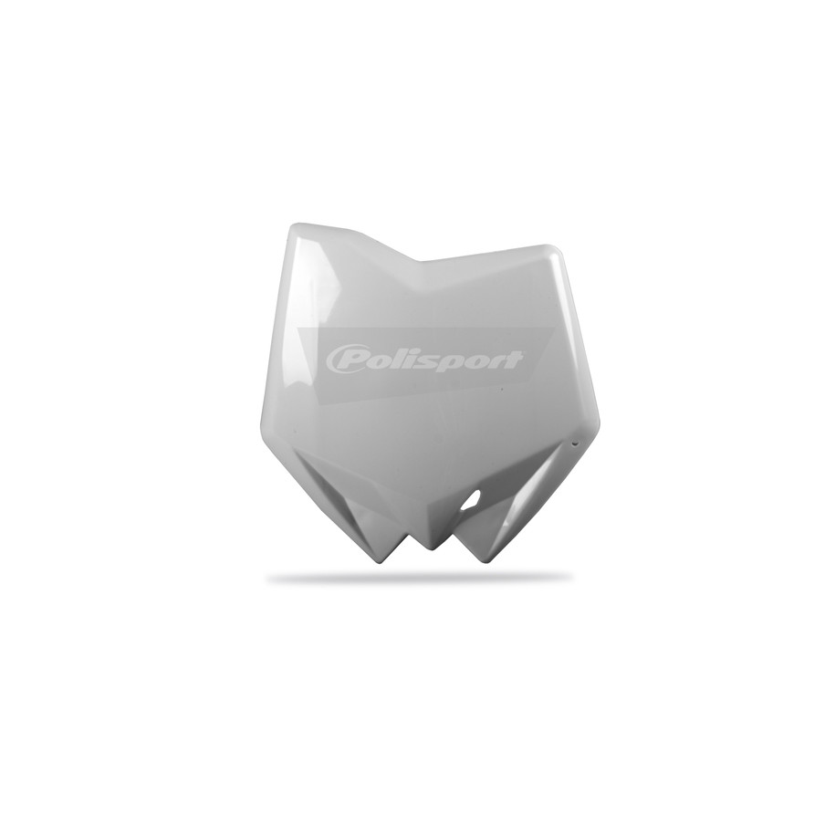 Plaque numéro frontale POLISPORT blanc Husqvarna