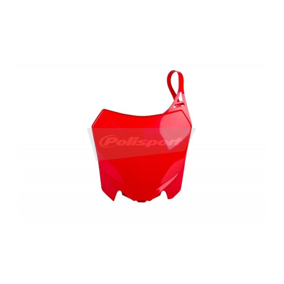 Plaque numéro frontale POLISPORT rouge Honda CRF250F/CRF450F