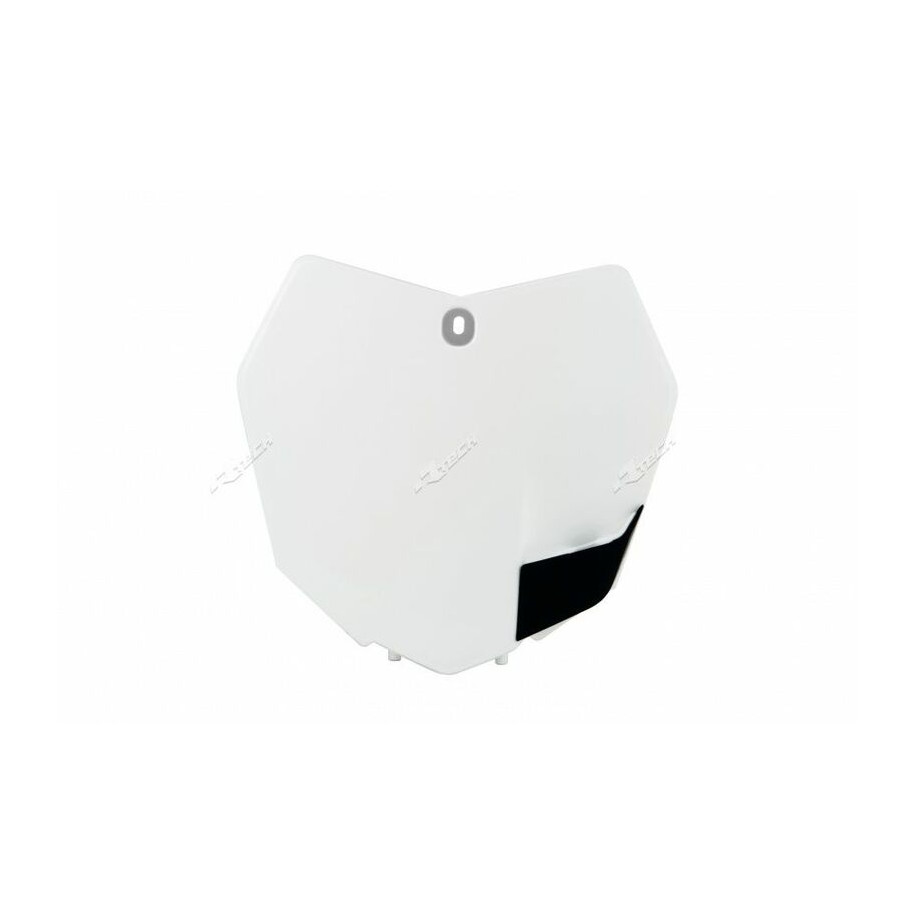Plaque numéro frontale RACETECH blanc KTM