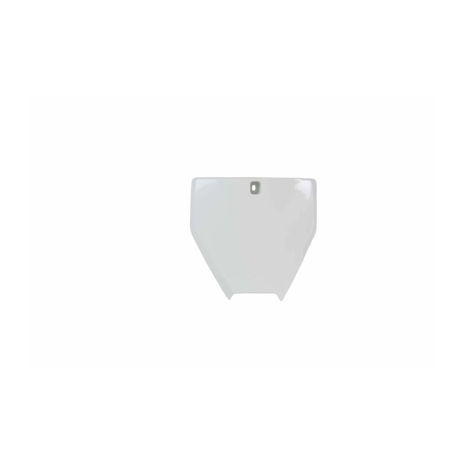 Plaque numéro frontale RACETECH blanc Husqvarna TC65