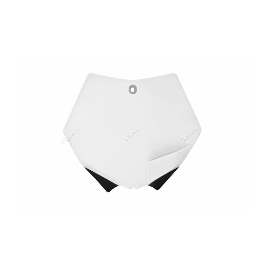 Plaque numéro frontale RACETECH blanc KTM