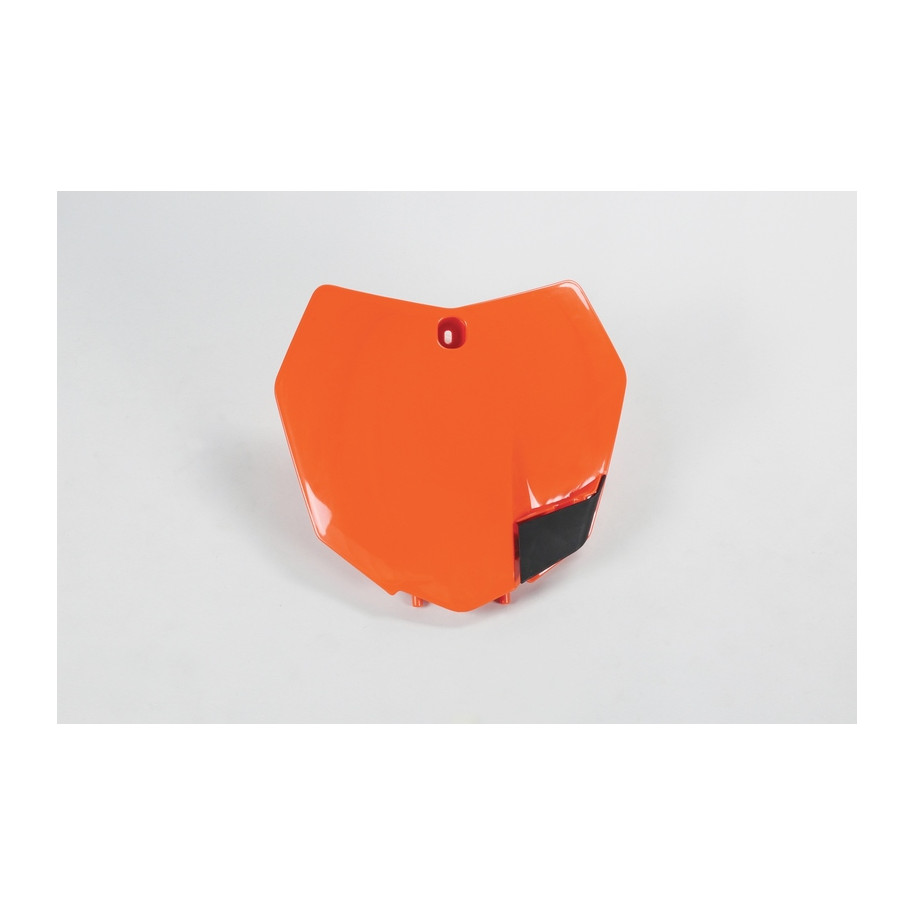 Plaque numéro frontale UFO orange KTM