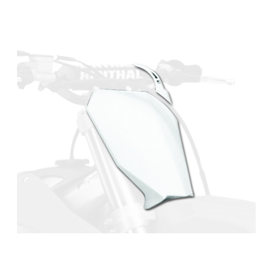 Plaque numéro frontales POLISPORT blanc Honda CRF450R/RX