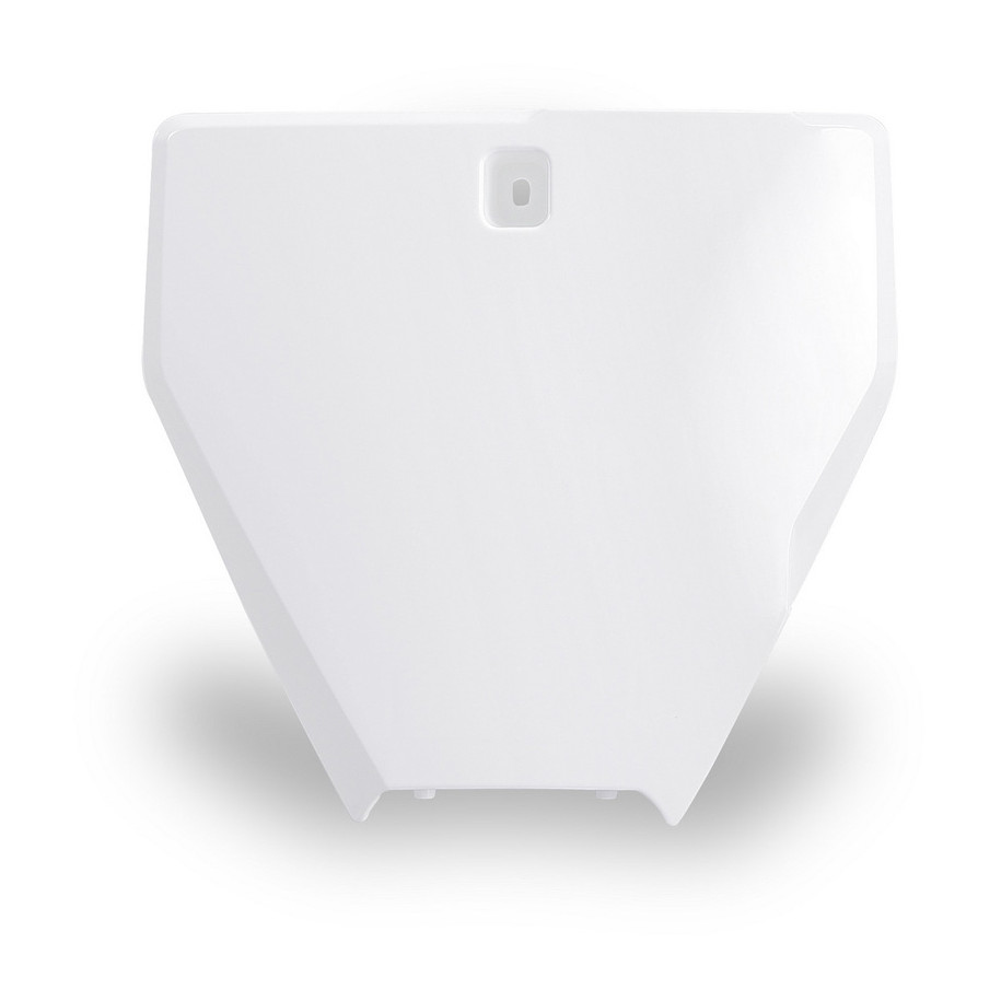 Plaque numéro frontale UFO blanc Husqvarna TC/FC