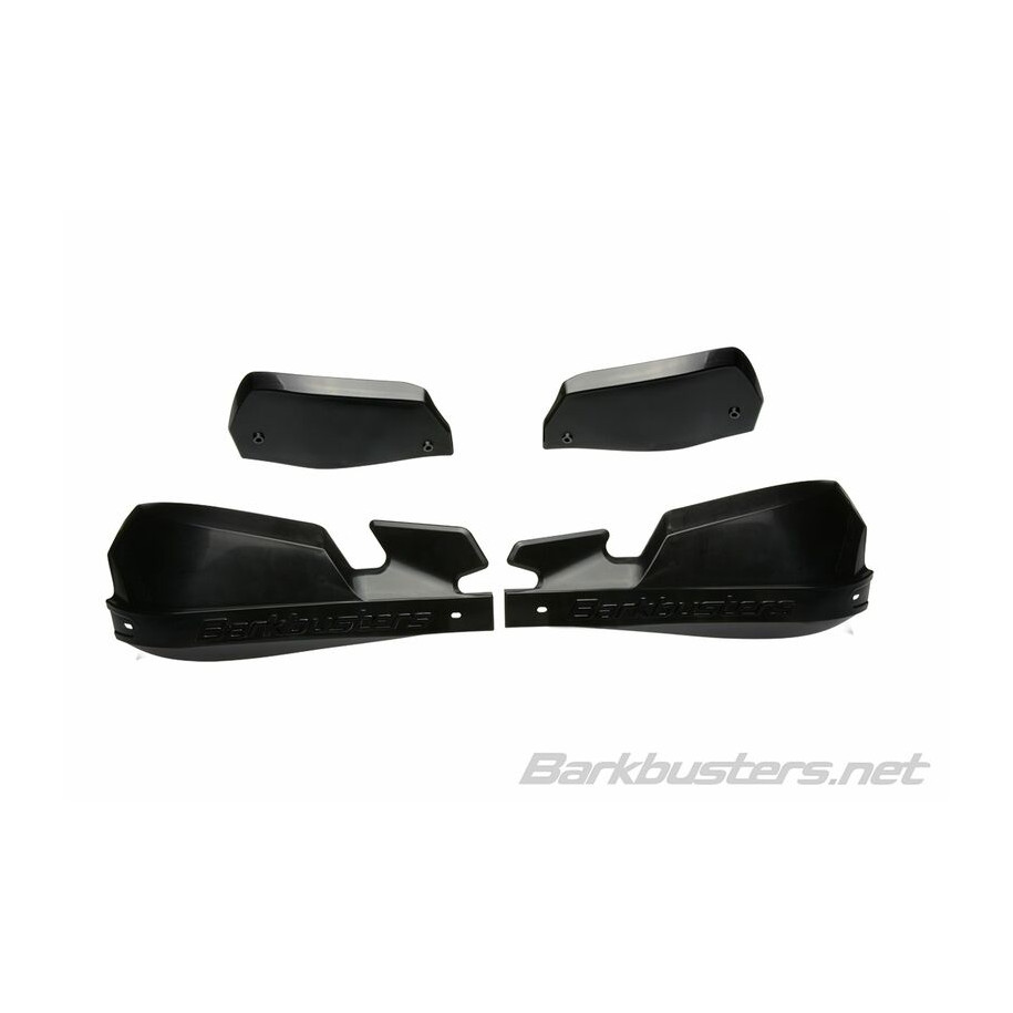 Coques de protège-mains BARKBUSTERS VPS MX Black on Black/déflecteur noir