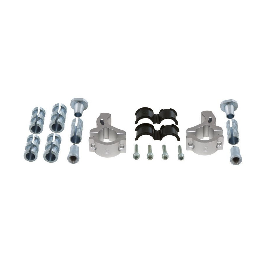 Kit fixation RACETECH pour protège-mains Vertigo Ø22/28,6mm - fixe
