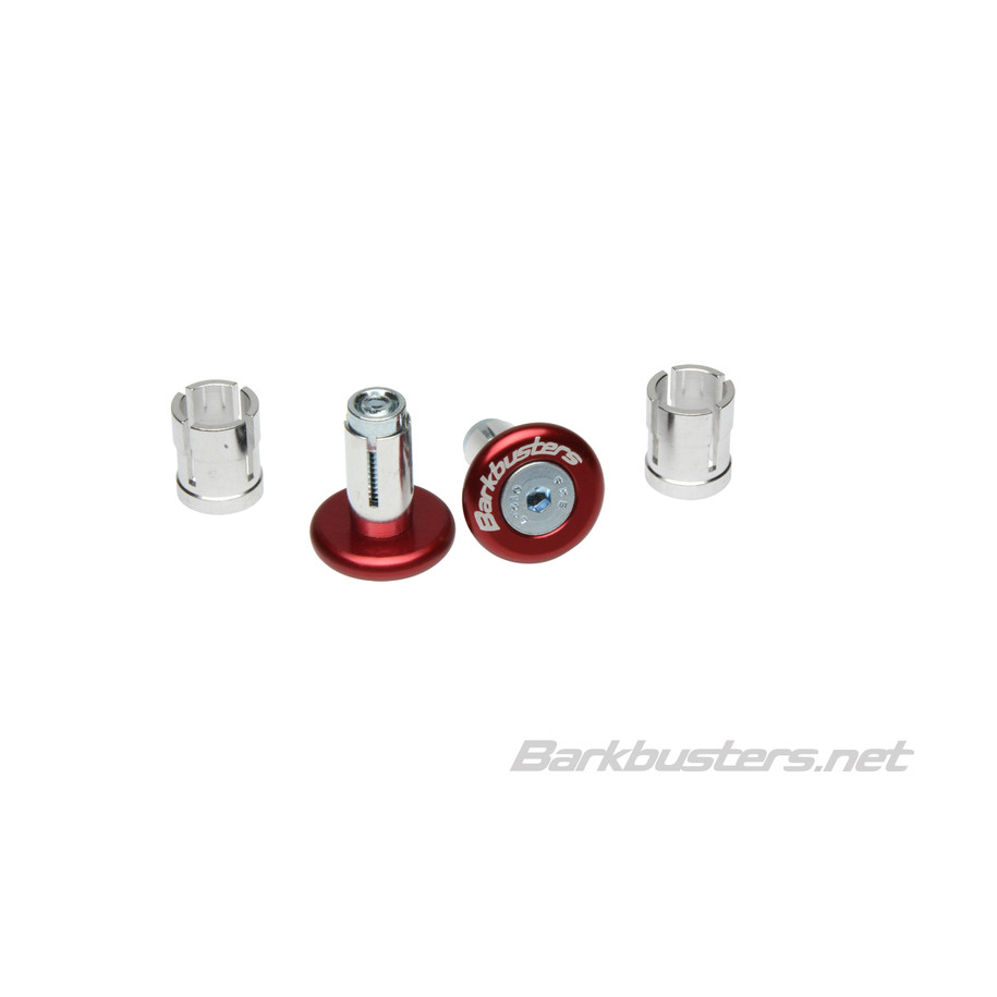 Embouts de guidon BARKBUSTERS anodisés rouge