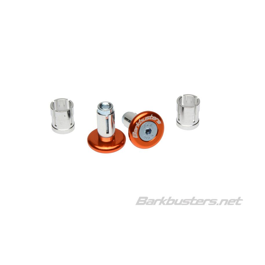 Embouts de guidon BARKBUSTERS anodisés orange
