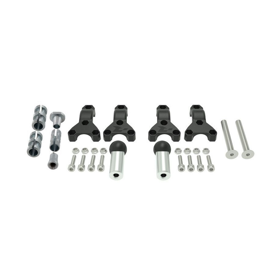 Kit fixation RACETECH pour protège-mains HP3 Ø22/28,6mm