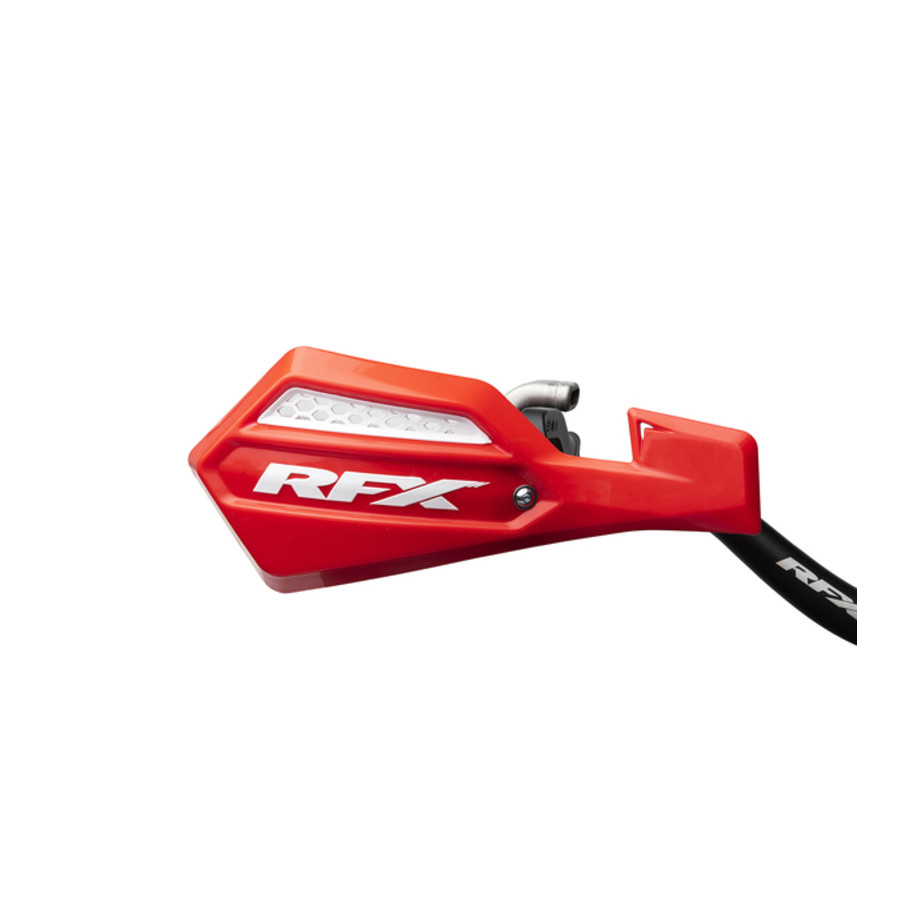 Protège-mains RFX série 1 (Rouge/Blanc) avec kit de montage